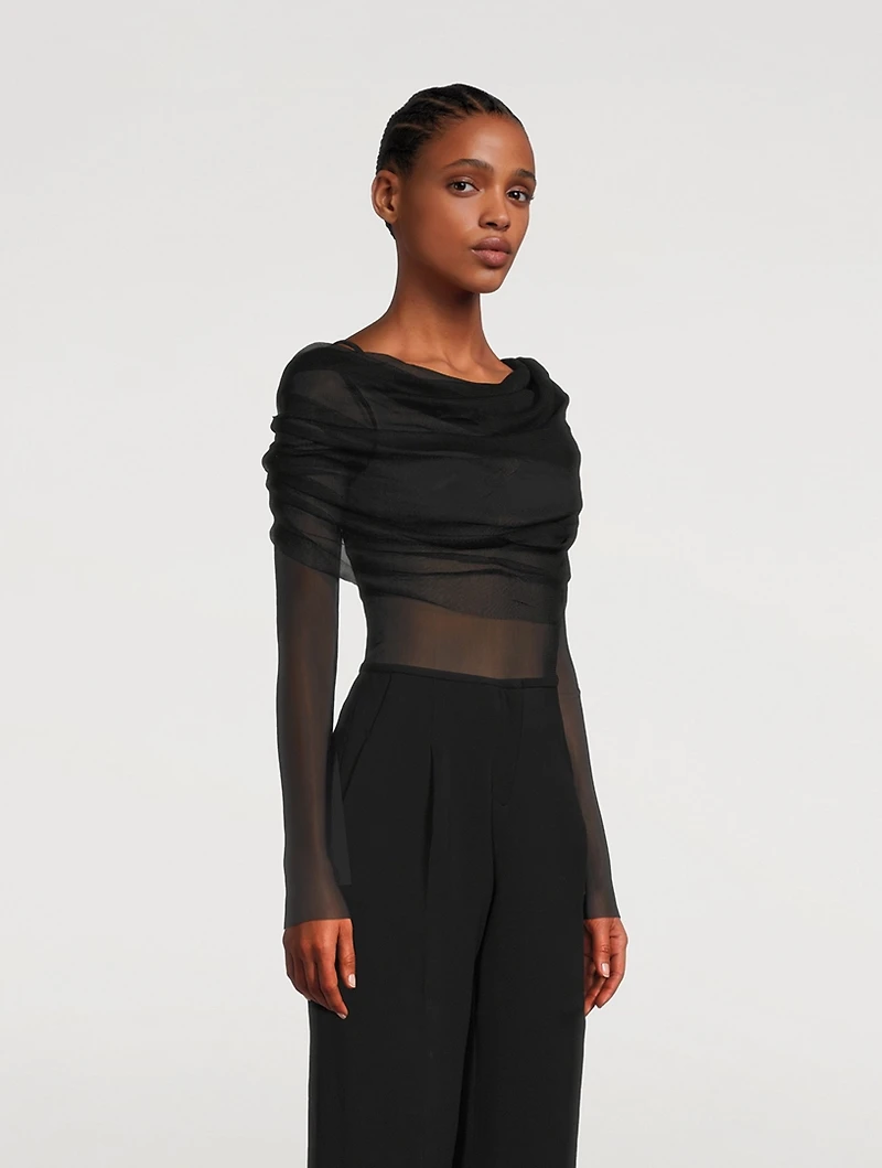 Milestone Silk Veil Top