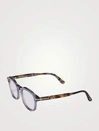Square Optical Glasses With Blue Light Filter