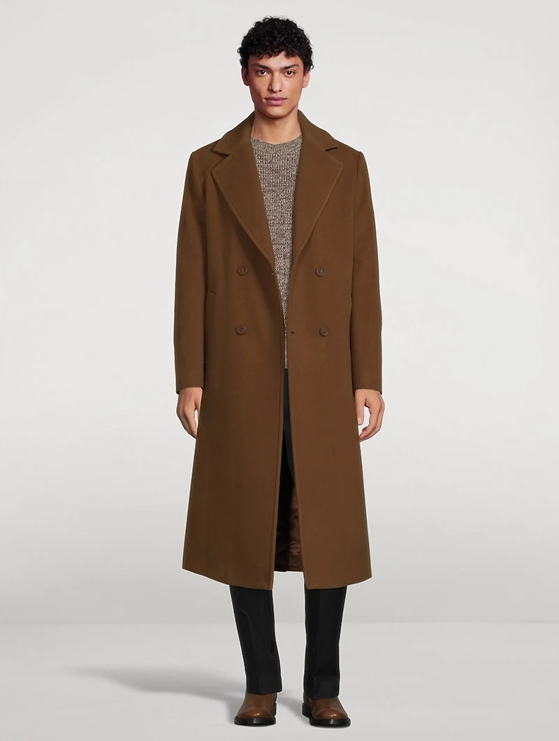 Wool And Cashmere Long Coat