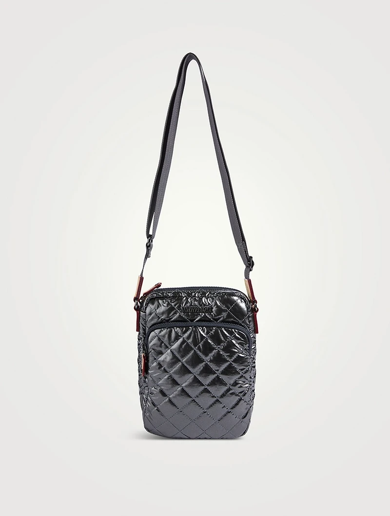 Metro Metallic Crossbody Bag