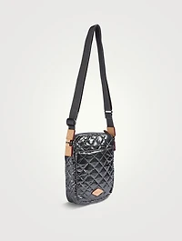 Metro Metallic Crossbody Bag