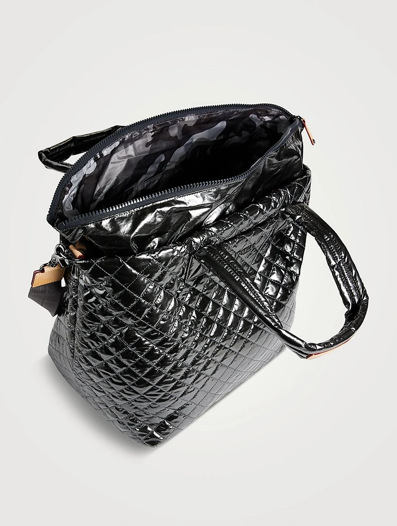 Large Metro Deluxe Metallic Tote Bag