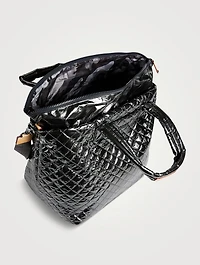 Large Metro Deluxe Metallic Tote Bag