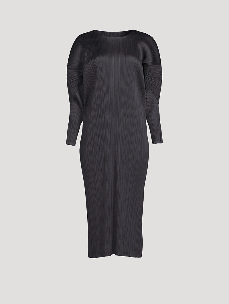 Monthly Colours October Pleated Midi Dress