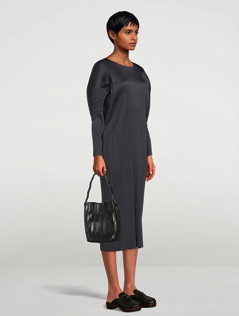 Monthly Colours October Pleated Midi Dress