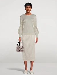 Cable-Stitch Long-Sleeve Shirt