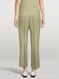 Linen-Like Pleats Pants