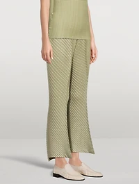Linen-Like Pleats Pants