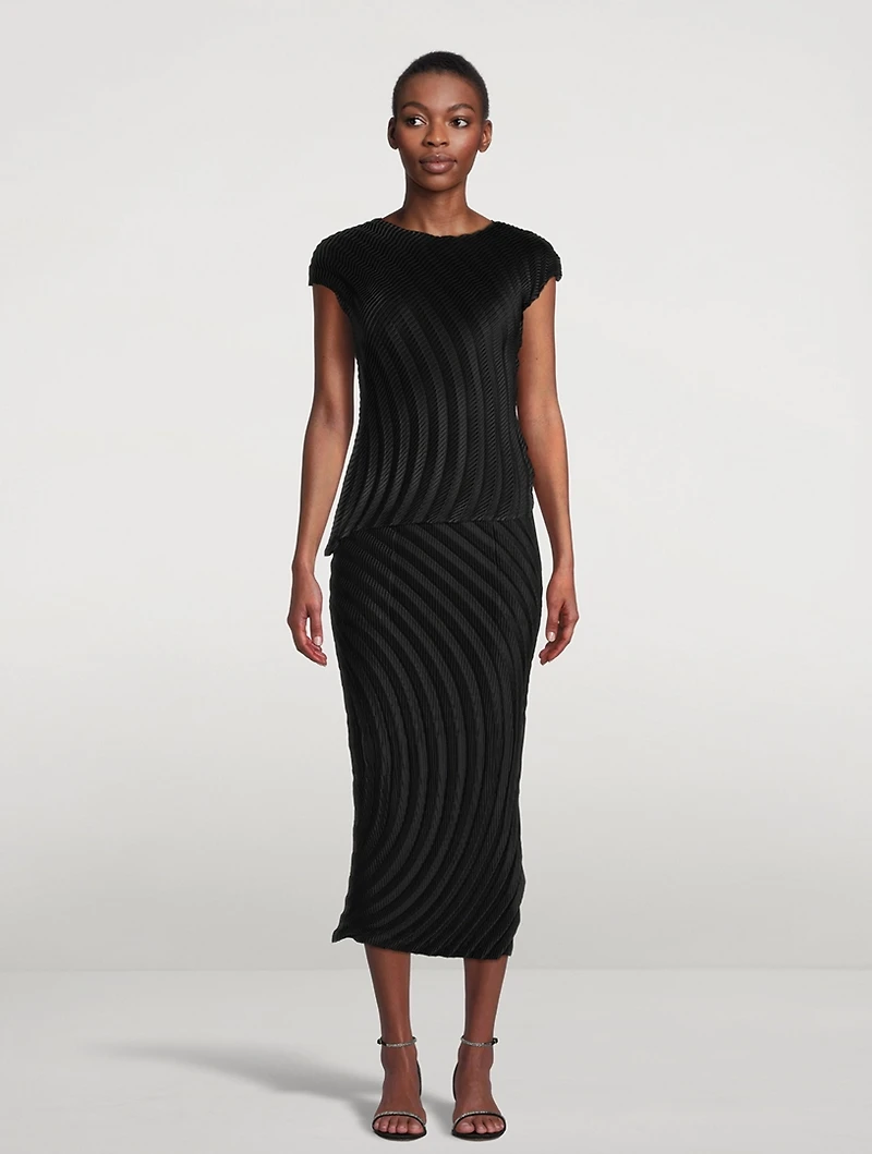 Gem Pleats Skirt