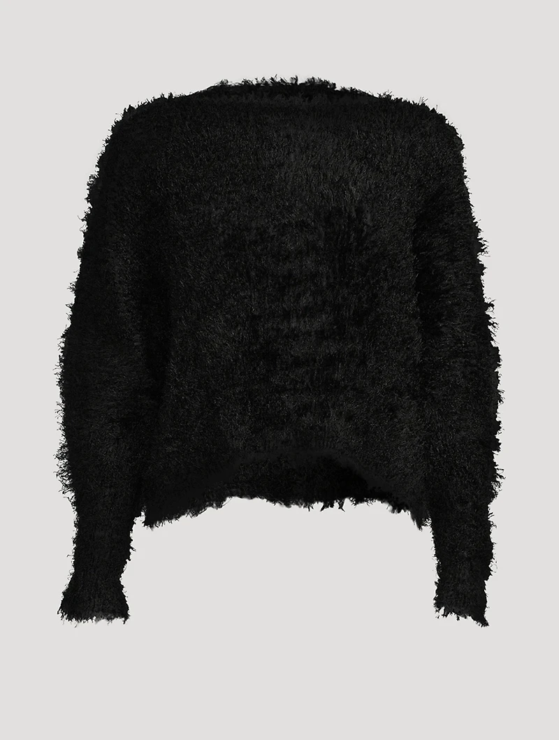 Fuzzy Pleats Top