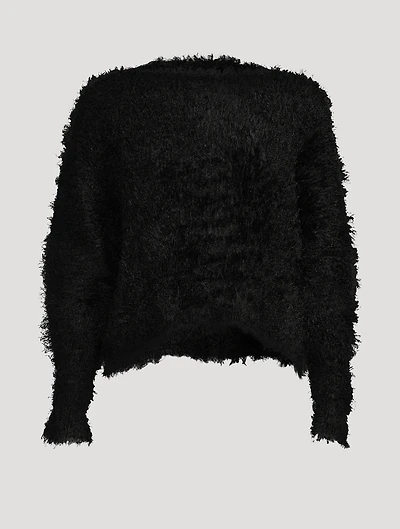 Fuzzy Pleats Top