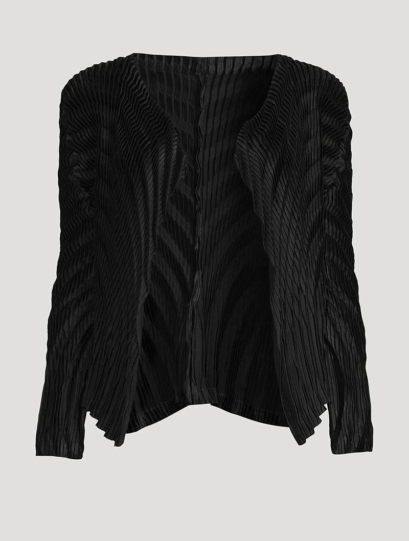 Gem Pleats Cardigan