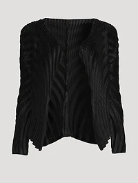 Gem Pleats Cardigan