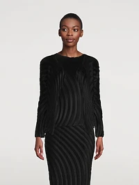Gem Pleats Cardigan