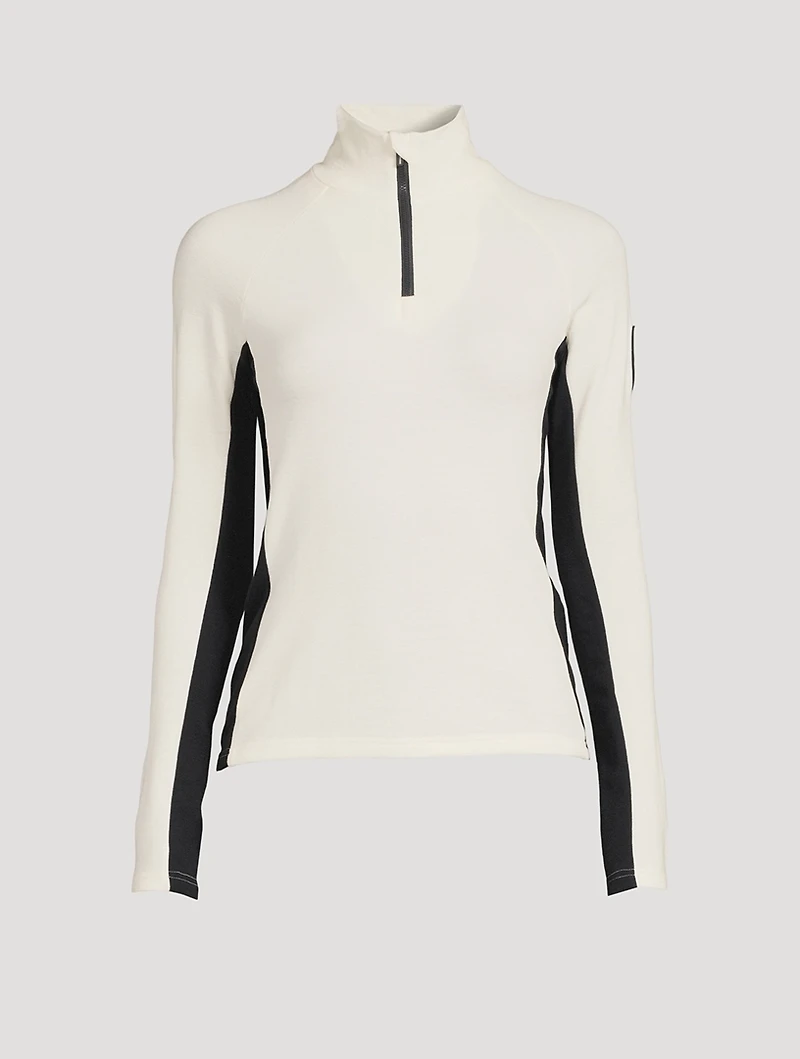 Voss Mockneck Zip Sweater