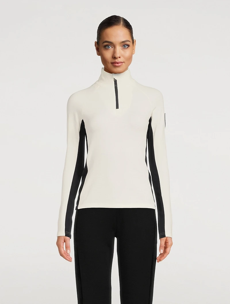 Voss Mockneck Zip Sweater