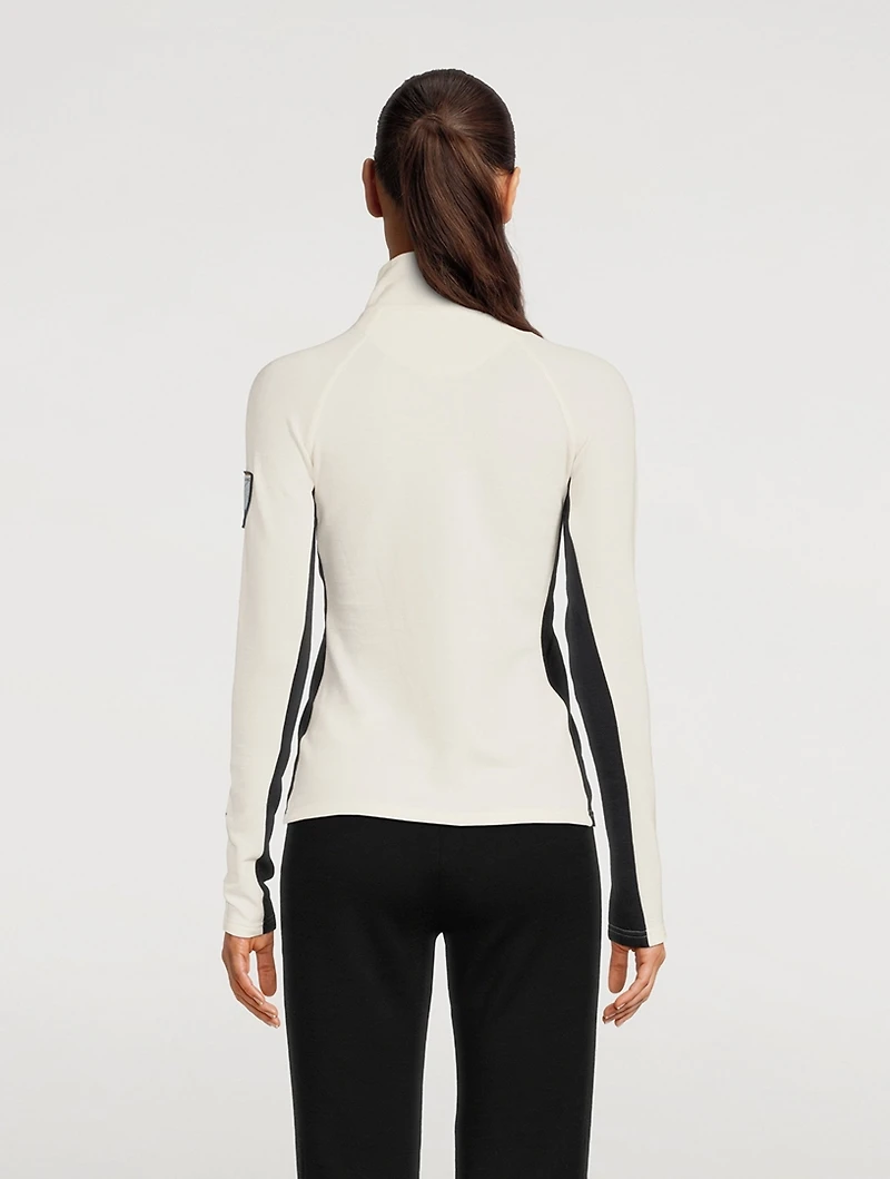 Voss Mockneck Zip Sweater