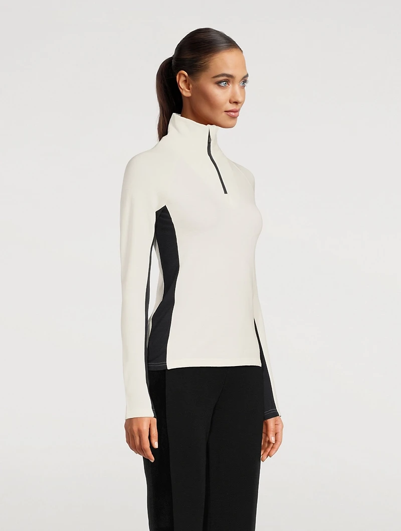 Voss Mockneck Zip Sweater