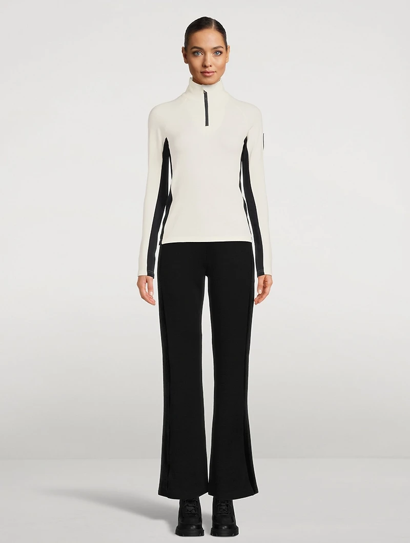 Voss Mockneck Zip Sweater