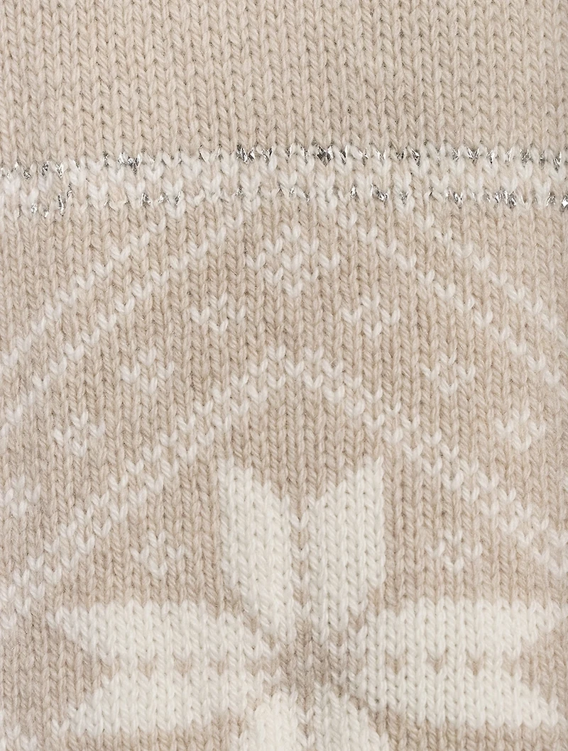 Snowflake Zip Sweater