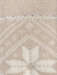 Snowflake Zip Sweater