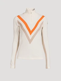 Voss Colourblock Zip Sweater