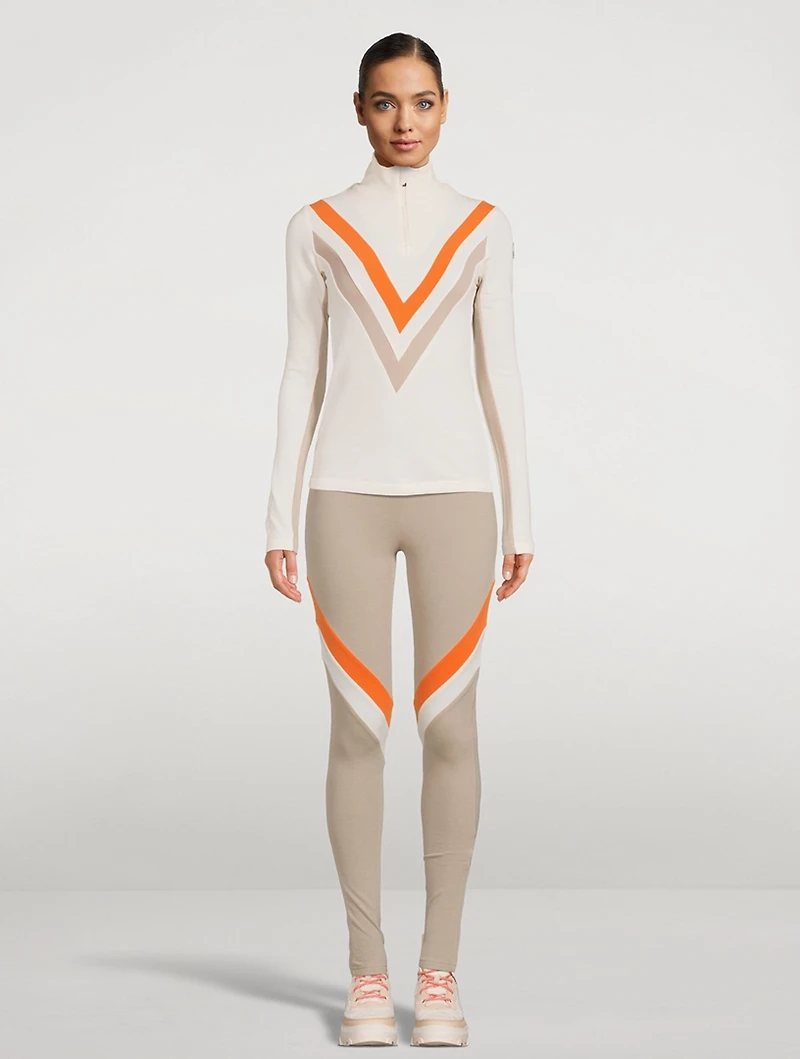 Voss Colourblock Zip Sweater