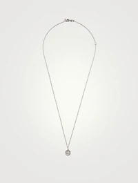 14K White Gold Happy Face Charm