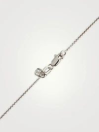 14K White Gold Happy Face Charm