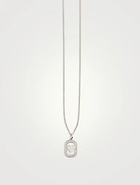 14K Gold Heart Open Icon Pendant Necklace With Diamonds