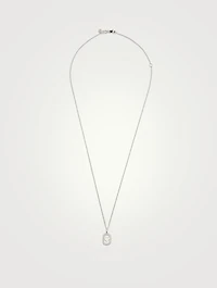 14K Gold Heart Open Icon Pendant Necklace With Diamonds
