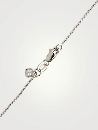 14K Gold Heart Open Icon Pendant Necklace With Diamonds