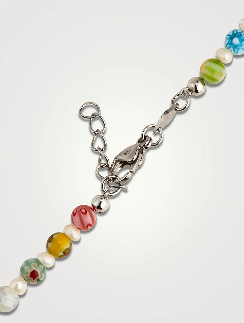 Beaded Pearl Necklace