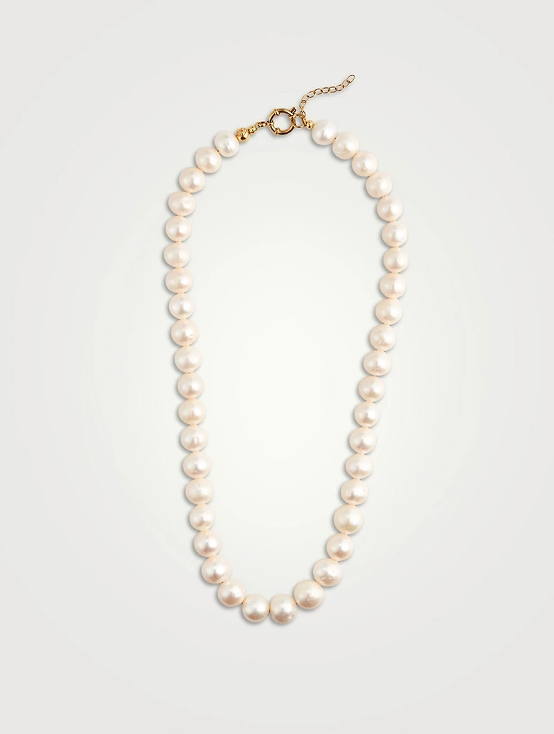 Chunky Pearl Choker Necklace