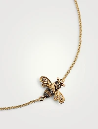 Small 14K Gold Bee Bracelet