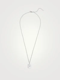 14K Gold Heart Locket Necklace With Pavé Diamonds