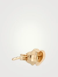 Mini Enamel Heart Stud Earrings