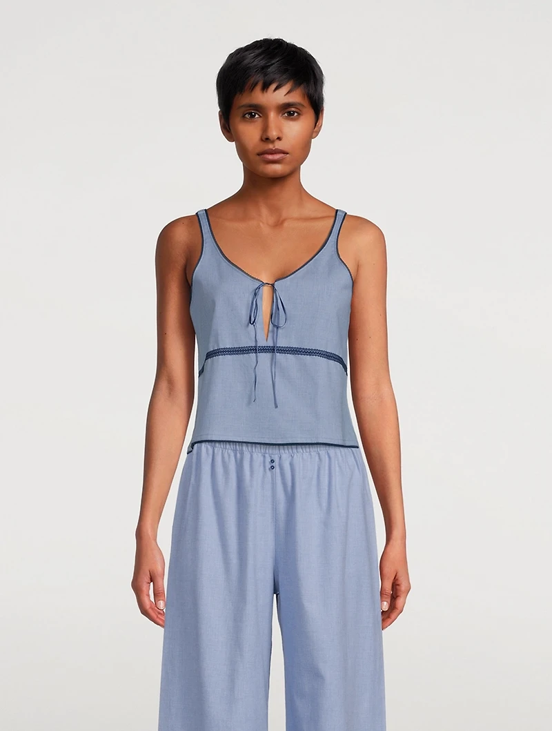 Lulu Cotton Flannel Tank Top