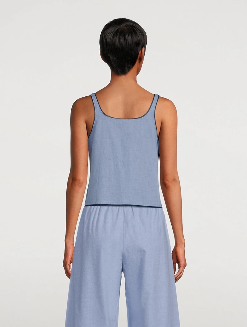 Lulu Cotton Flannel Tank Top