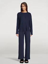 Seraphina Ribbed Long-Sleeve T-Shirt