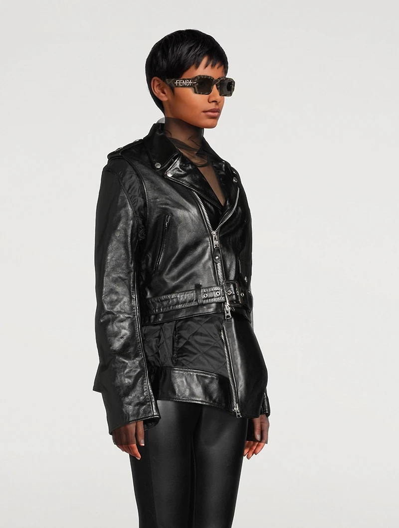 Fendigraphy Rectangular Fabric Sunglasses