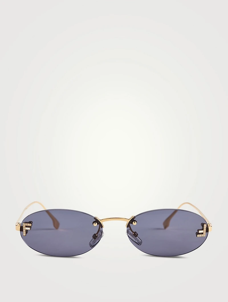 Fendi First Oval Sunglasses