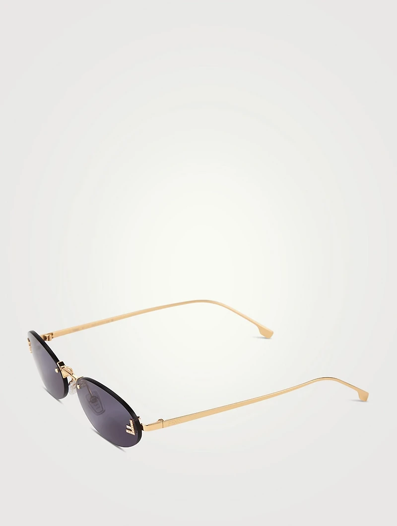 Fendi First Oval Sunglasses