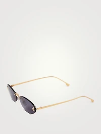 Fendi First Oval Sunglasses