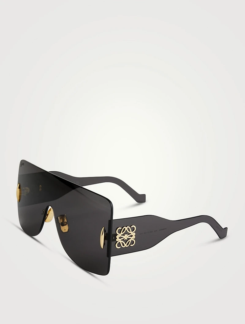 Rimless Sheild Sunglasses