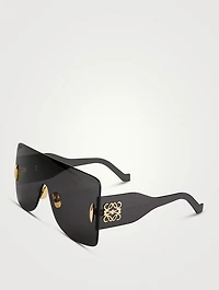 Rimless Sheild Sunglasses