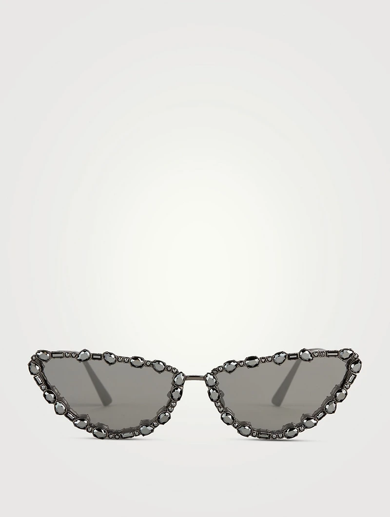 MissDior B1U Cat Eye Sunglasses With Crystals