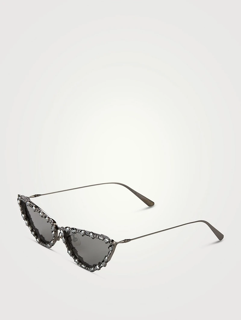 MissDior B1U Cat Eye Sunglasses With Crystals