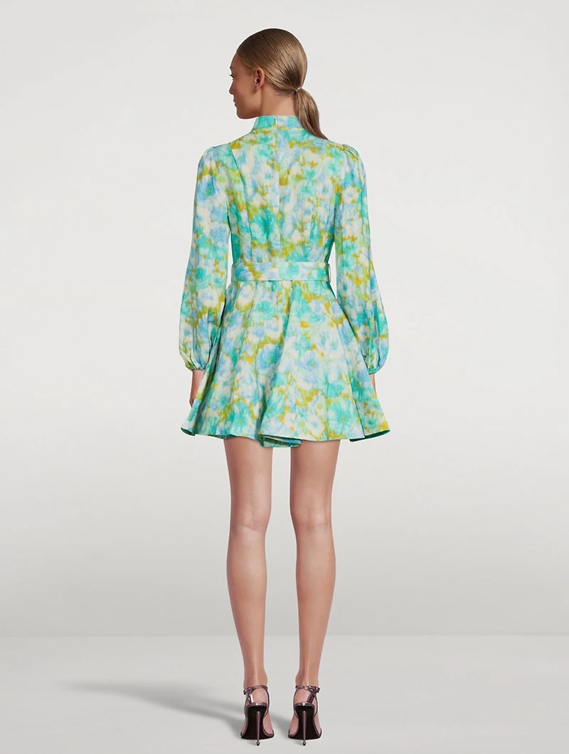 High Tide Mini Dress Floral Print