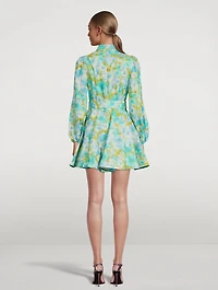 High Tide Mini Dress Floral Print